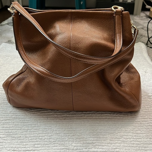 Brown Leather Coach Bag - Picture 2 of 6